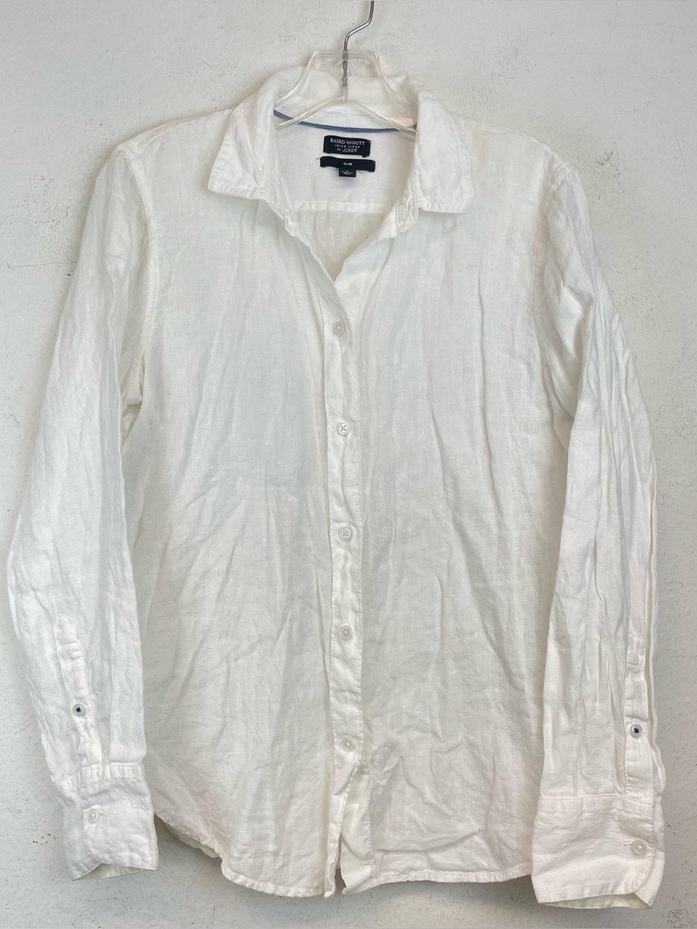 Banana Republic Women’s White Linen Button-Up Shirt